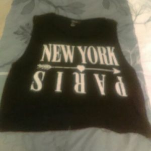 Distressed Crop Top, Frayed Edges